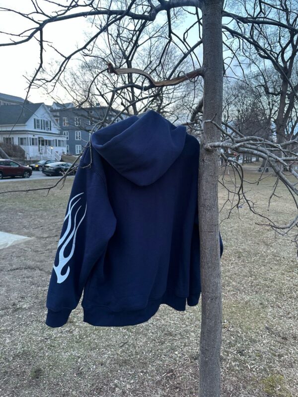 Stripe BlueBerry Hoodie - Image 4