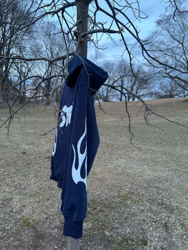 Stripe BlueBerry Hoodie - Image 6
