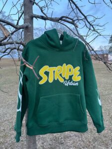 Stripe Kale Hoodie