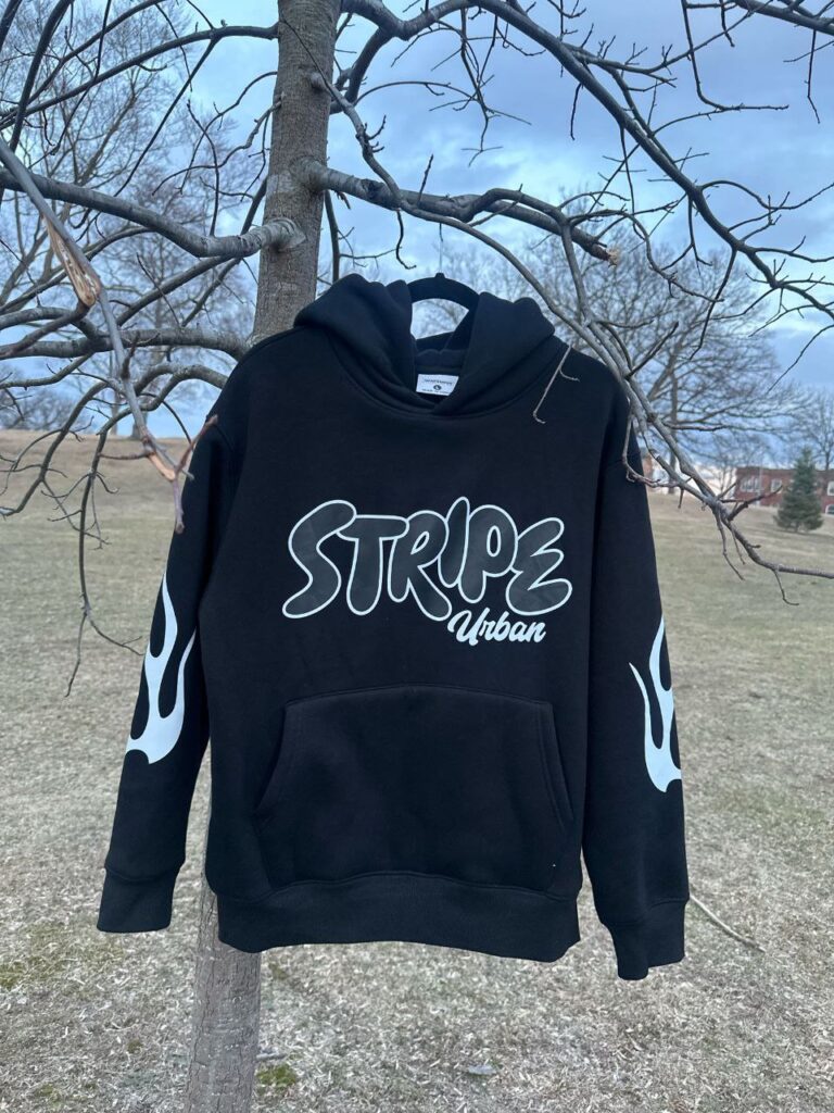 Stripe BlackBerry Hoodie