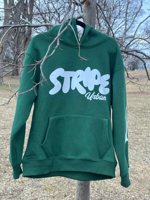 Stripe Broccoli Hoodie - Image 4