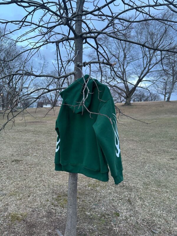 Stripe Broccoli Hoodie - Image 5